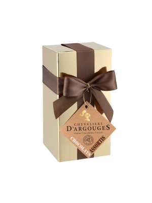 Ciocolata artizanala frantuzesca asortata in cutie cadou, 185gr