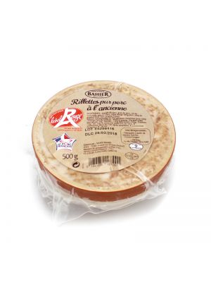 Rillettes traditional de porc LPF Label Rouge, 500g