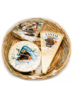 Platou cu 3 branzeturi frantuzesti d'Auvergne, AOP, 1kg