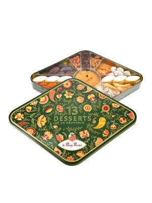 Cutie metalica cu 13 Desserts de Provence, 870g, Le Roy René