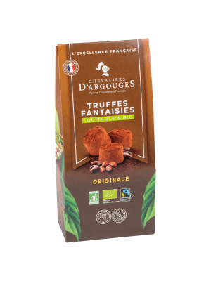 Trufe din Ciocolata BIO, Chevaliers d’Argouges,160gr