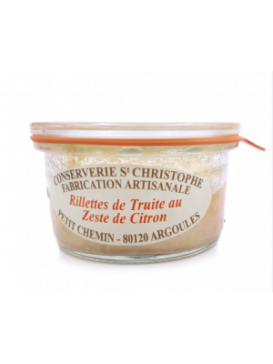 Rillettes de pastrav cu lamaie, Conserverie St Christophe, 100g