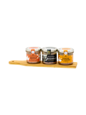 Pachet cadou PLANCHE TERROIR cu terine pentru sarbatori, Ducs de Gascogne, 3 produse