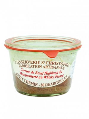Terina de vita Highland din Marquenterre cu Whisky din Picardie, Conservaria Saint-Christophe, 270g