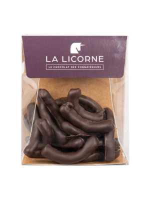 Orangettes ciocolata neagra cu portocale, La Licorne, 135g